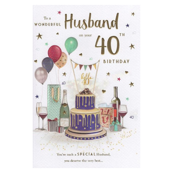 To a wonderful Husband (Age 40)