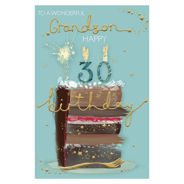 To a Wonderful Grandson (Age 30)