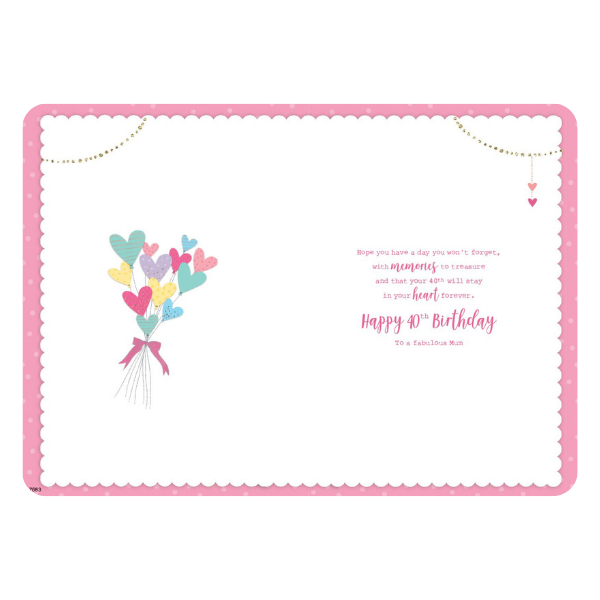 For a Wonderful Mum (Age 40)