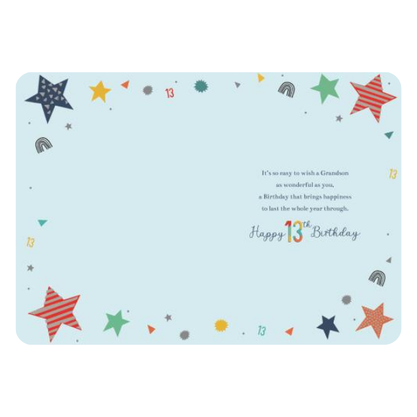 To a Special Grandson (Age 13)