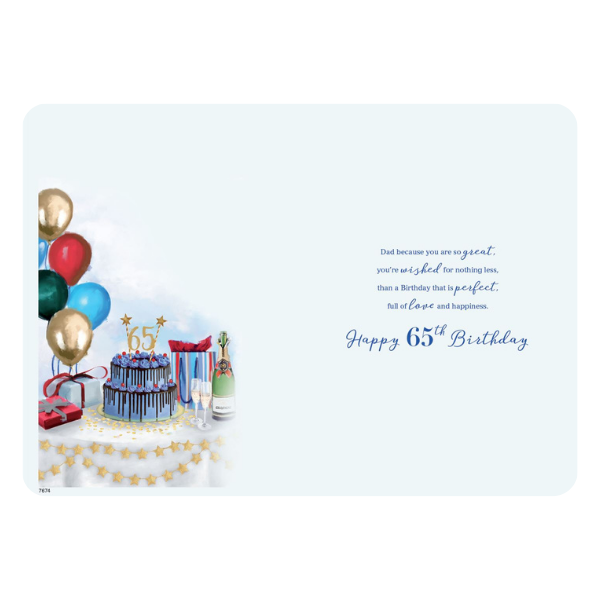 To a Special Dad (Age 65)