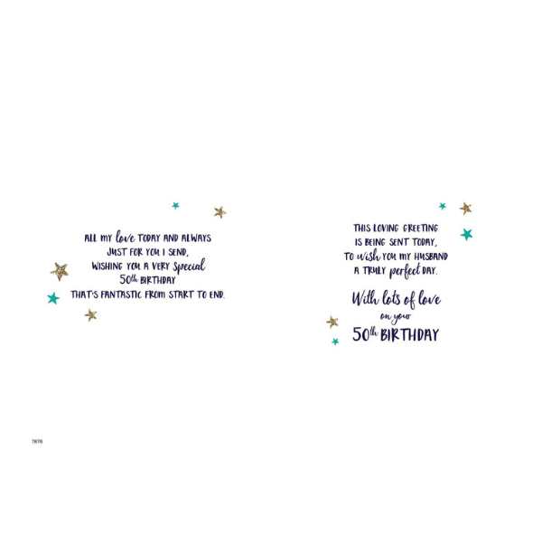 For my Husband (Age 50)