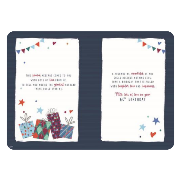 For a wonderful Husband (Age 60)