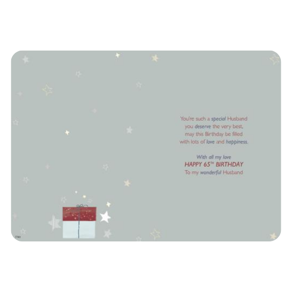 For a wonderful Husband (Age 65)