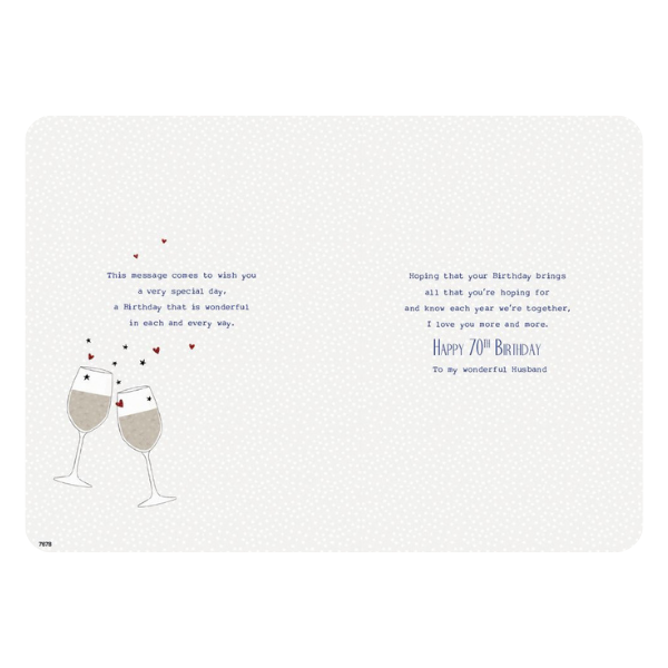 To my Husband (Age 70)