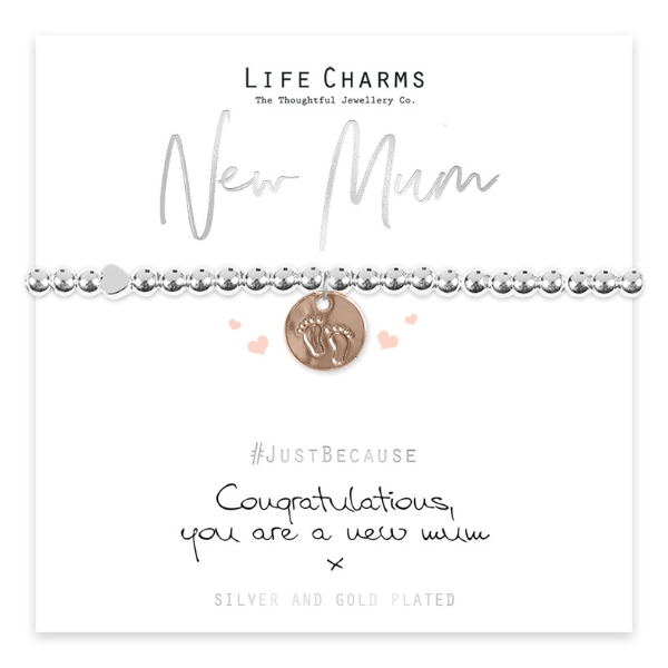 Life Charms Just Because Bracelet - New Mum