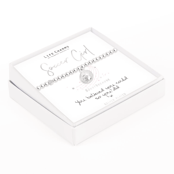 Life Charms Just Because Bracelet - Soccer Girl