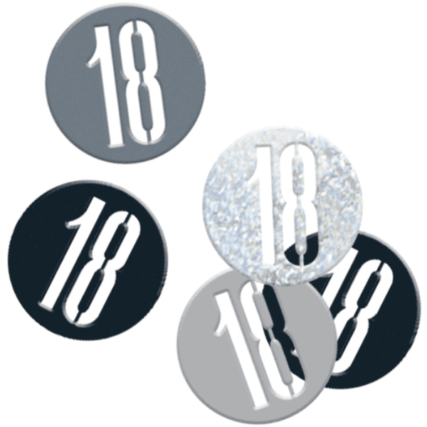Glitz Black Birthday Confetti