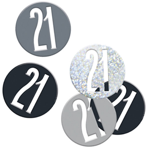 Glitz Black Birthday Confetti