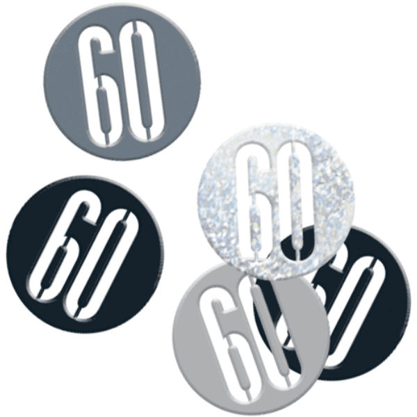 Glitz Black Birthday Confetti