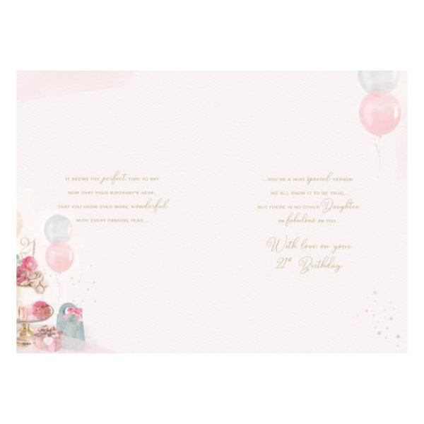 For a Wonderful Daughter (Age 21)