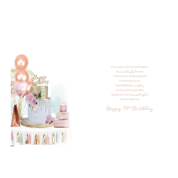 To a Wonderful Granddaughter (Age 15)