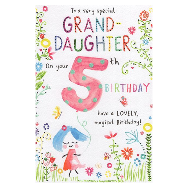 To a Very Special Granddaughter (Age 5)