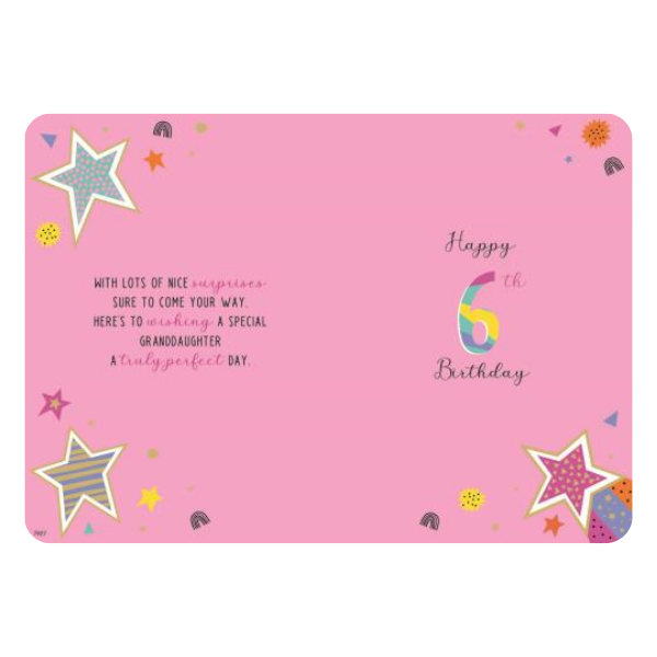 To a Special Granddaughter (Age 6)