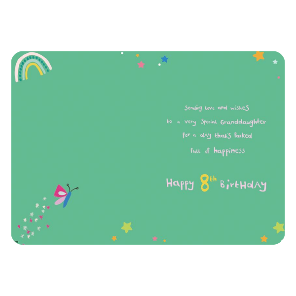 For a Wonderful Granddaughter (Age 8)