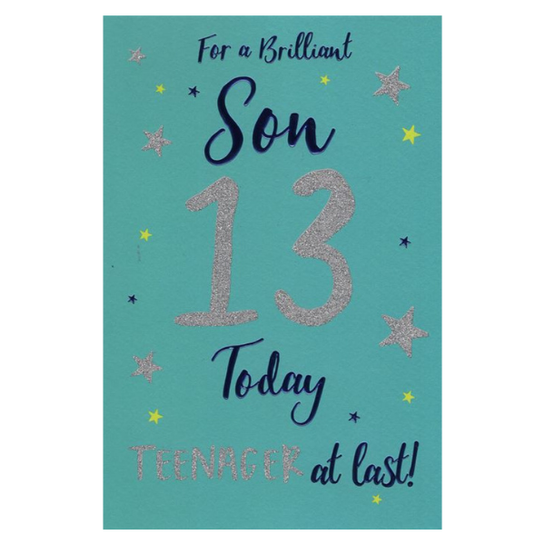 For a Brilliant Son (Age 13)