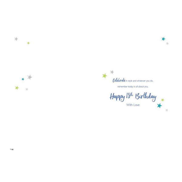 For a Brilliant Son (Age 13)