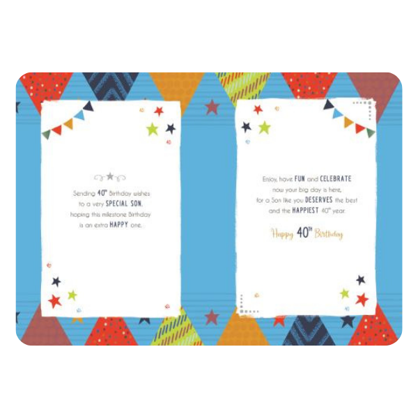 For a Special Son (Age 40)