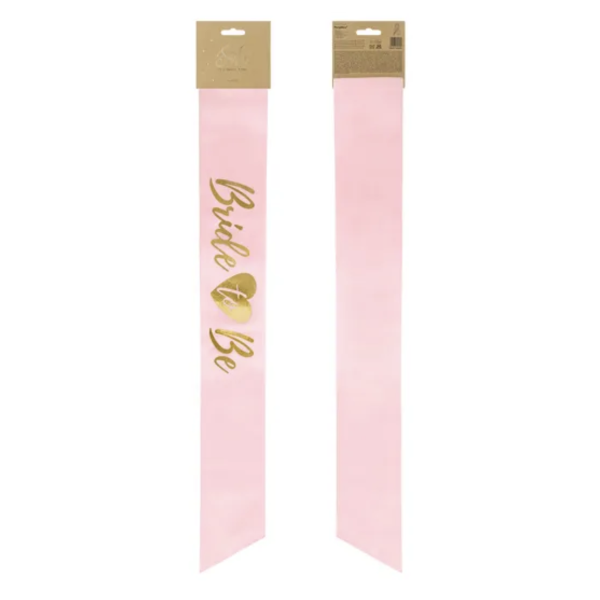 Bride to Be Sash Pink