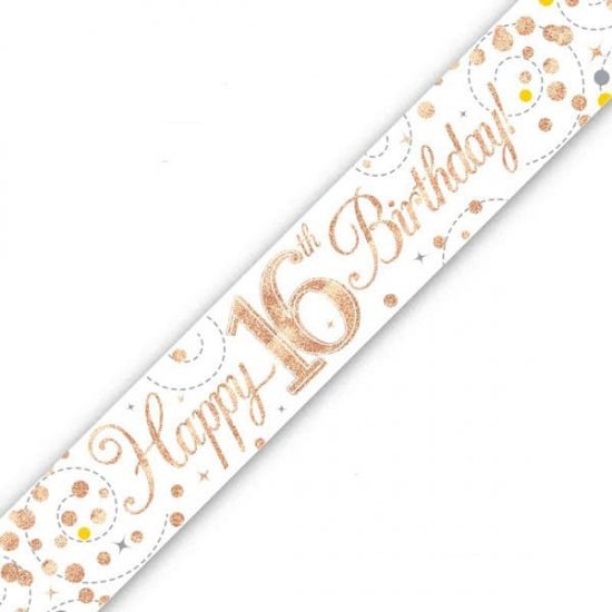 Sparkling Fizz Birthday Banner