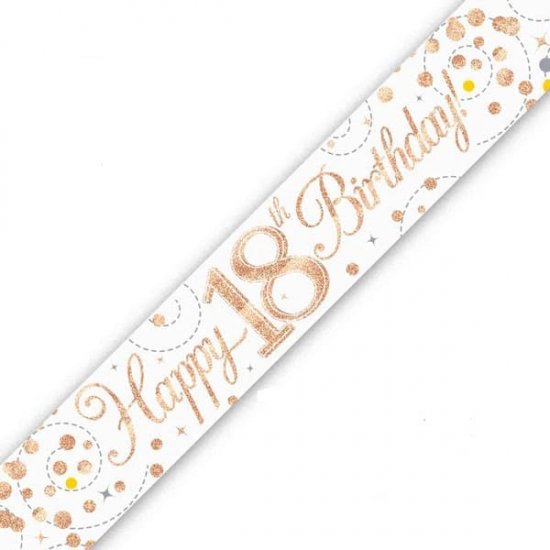 Sparkling Fizz Birthday Banner