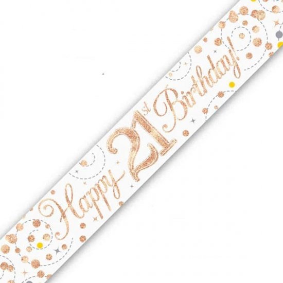 Sparkling Fizz Birthday Banner