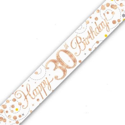 Sparkling Fizz Birthday Banner