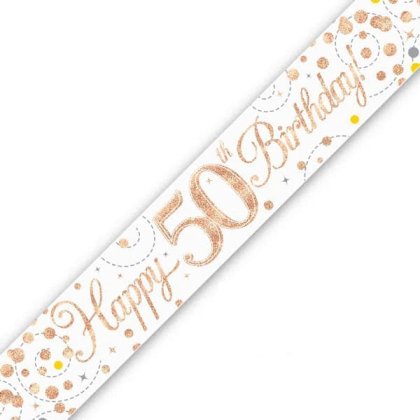 Sparkling Fizz Birthday Banner