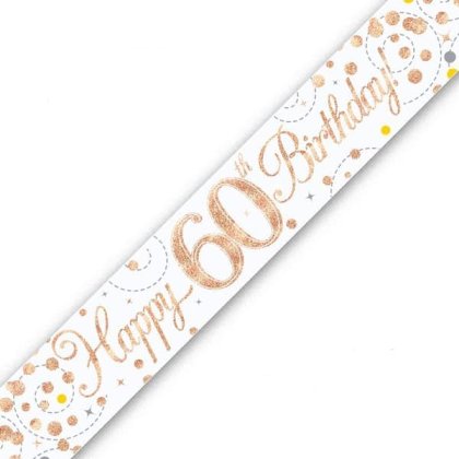 Sparkling Fizz Birthday Banner