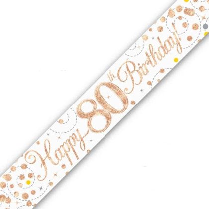 Sparkling Fizz Birthday Banner