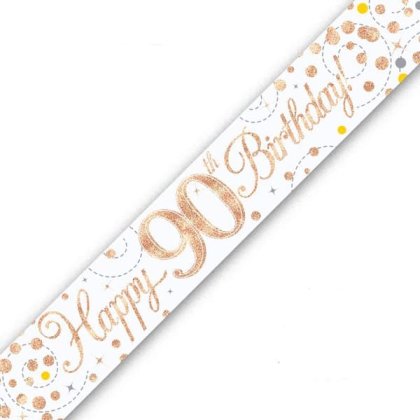 Sparkling Fizz Birthday Banner