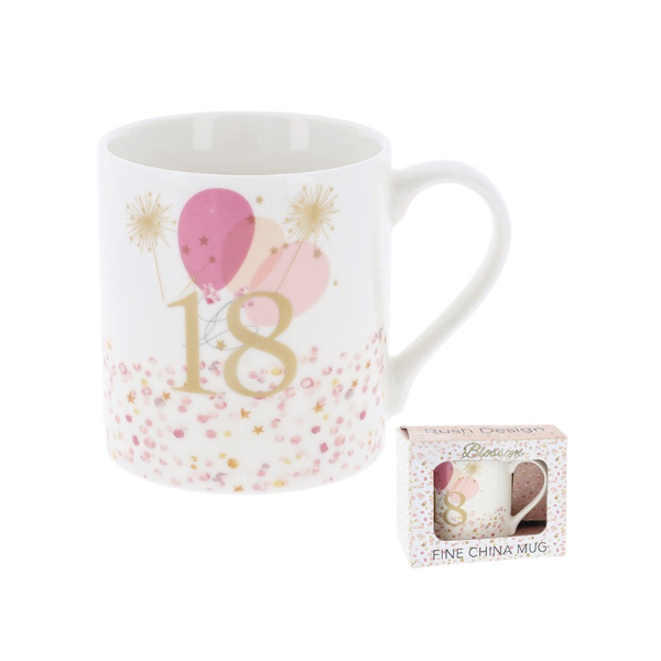 Happy Birthday Mug Pink