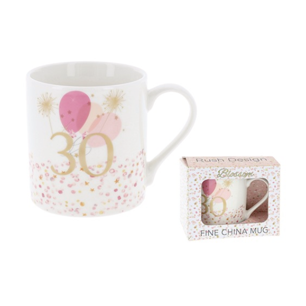 Happy Birthday Mug Pink