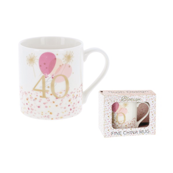 Happy Birthday Mug Pink