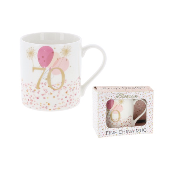 Happy Birthday Mug Pink