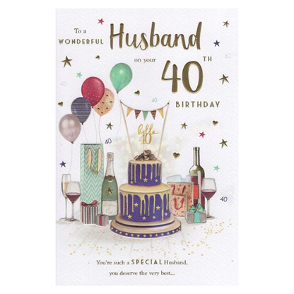 To a wonderful Husband (Age 40)