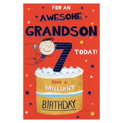 For an Awesome Grandson (Age 7)