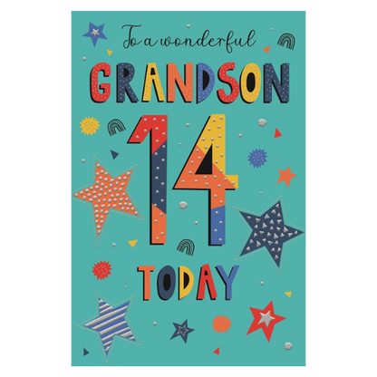 To a Wonderful Grandson (Age 14)
