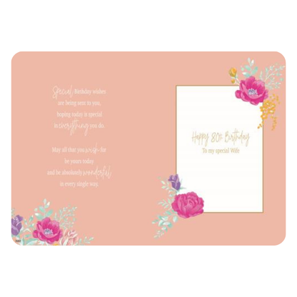 For my Wonderful Wife (Age 80)