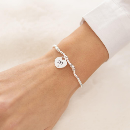 Life Charms Bracelet Angel Numbers 555 - Change