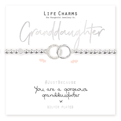Life Charms Family Bracelet - Granddaughter
