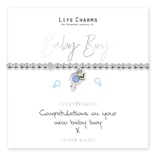 Life Charms Just Because Bracelet - Baby Boy