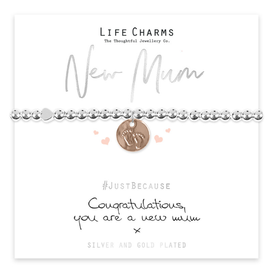 Life Charms Just Because Bracelet - New Mum