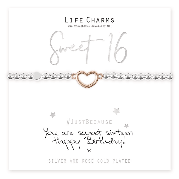 Life Charms Milestone Birthday Bracelet - 16