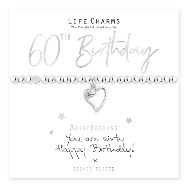 Life Charms Milestone Birthday Bracelet - 60