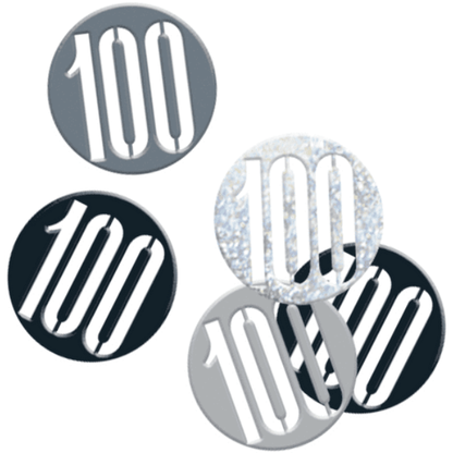 Glitz Black Birthday Confetti