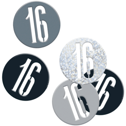 Glitz Black Birthday Confetti