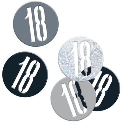 Glitz Black Birthday Confetti