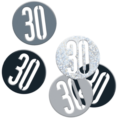 Glitz Black Birthday Confetti