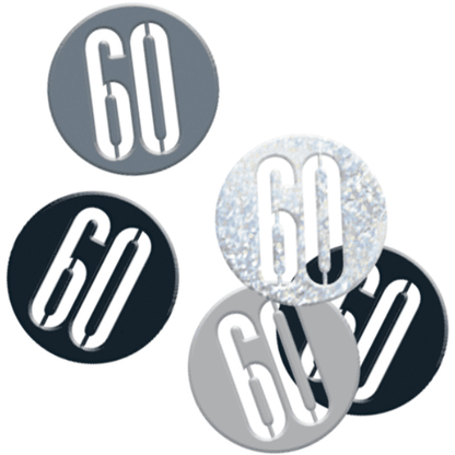 Glitz Black Birthday Confetti